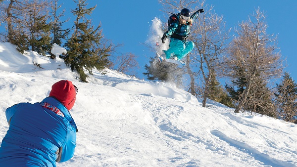 gopro slow motion snowboarding