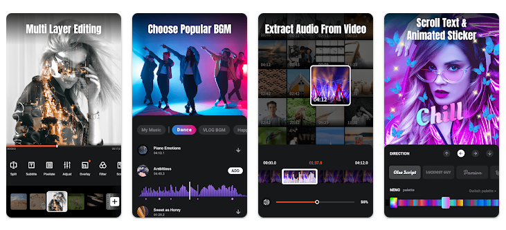 Videoshow video-editor voor android