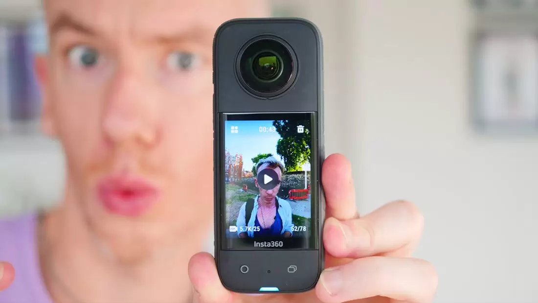 insta360 live stream selfie
