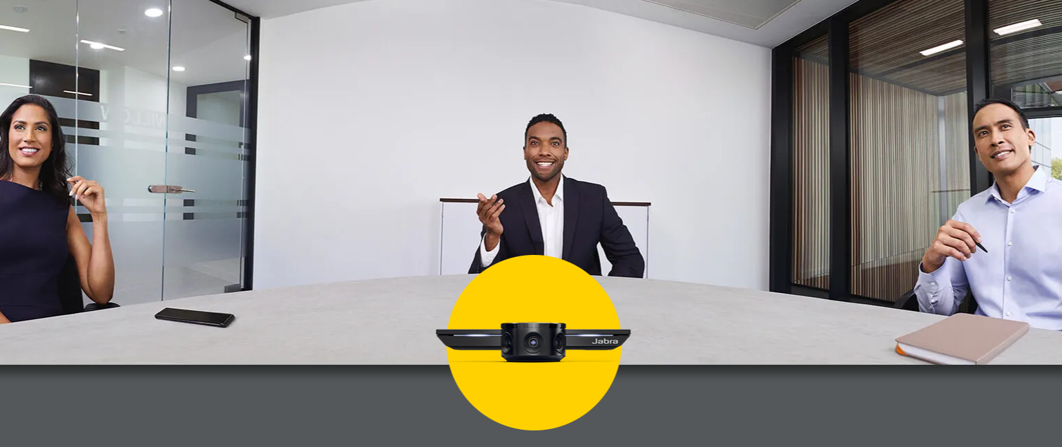 câmara panacast jabra para videoconferência