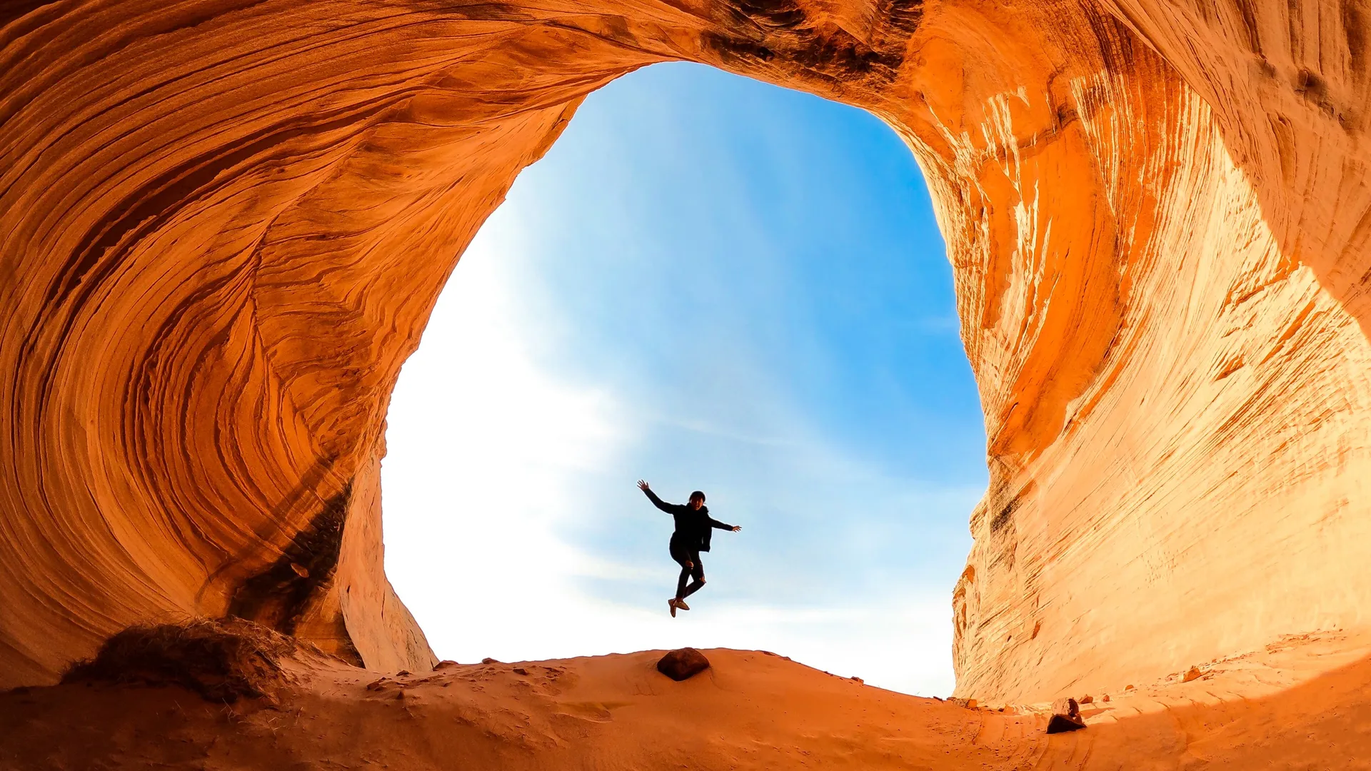 gopro montato su treppiede