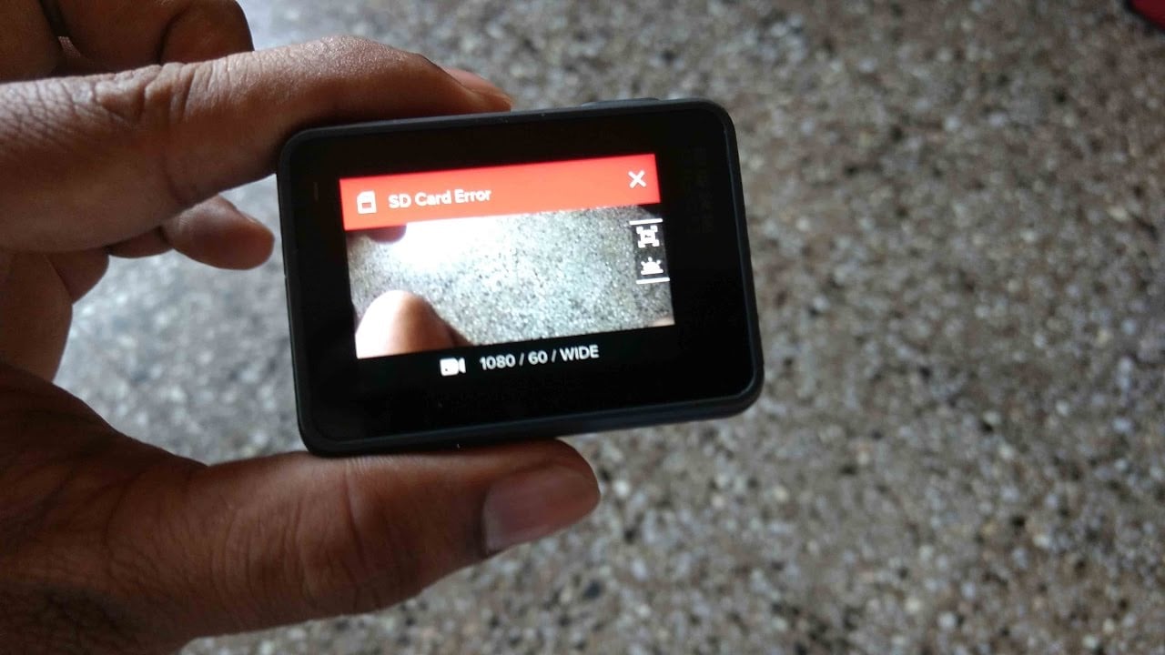 How To Fix Sd Card Error On Any Gopro Step By Step