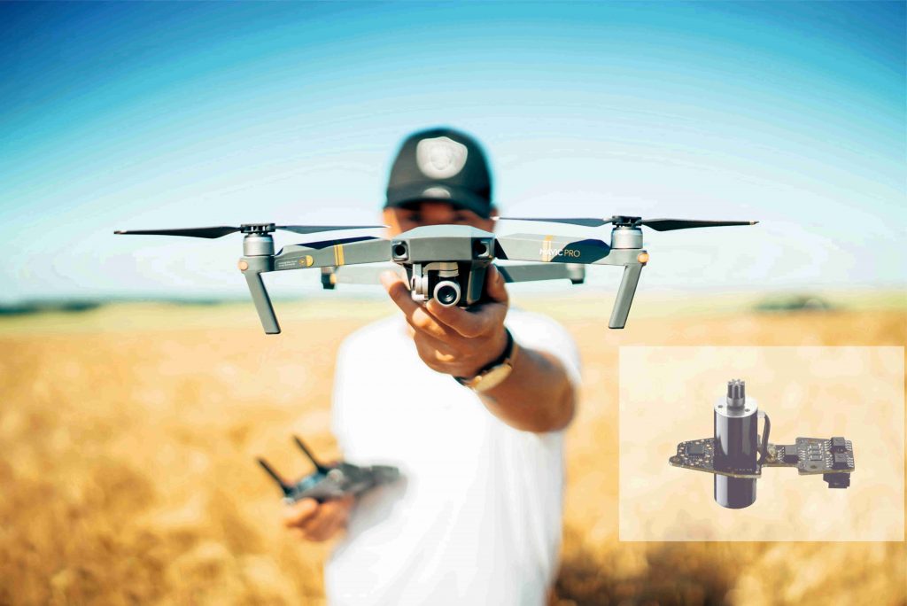 Motor de drone com drone