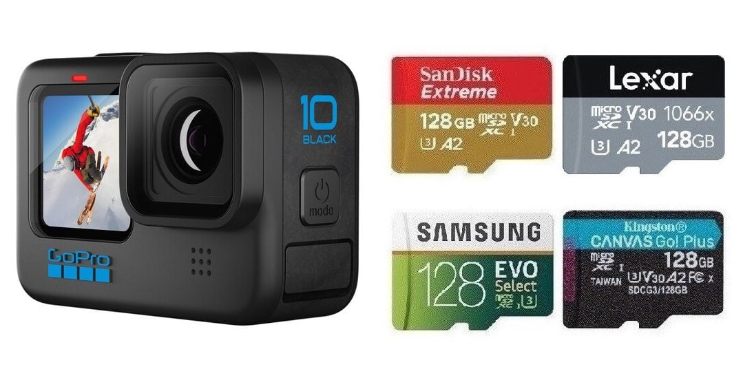 15 Mejores Tarjetas SD para GoPro Hero 10 (Recomendación 2023)