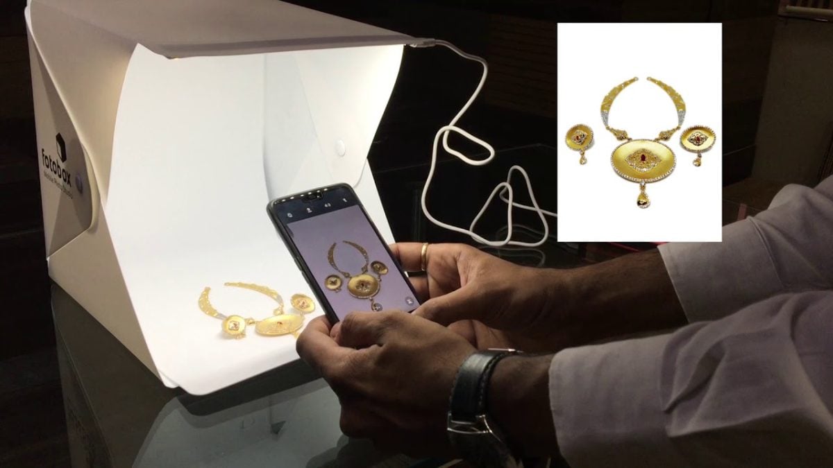 lightbox for jewelry photography