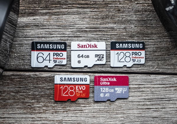 meilleures cartes sd pour dji action 4