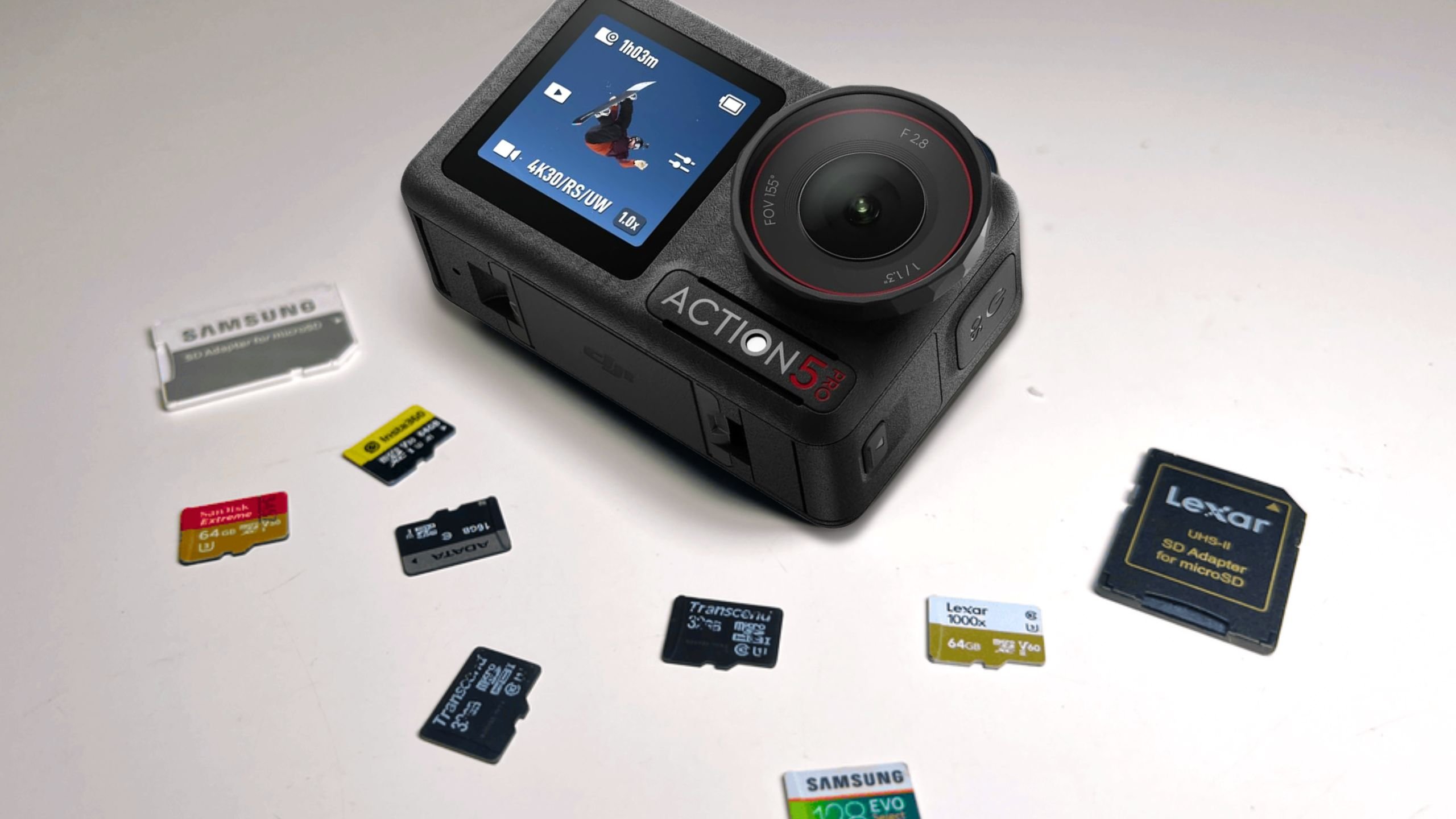best dji osmo action 5 pro sd card