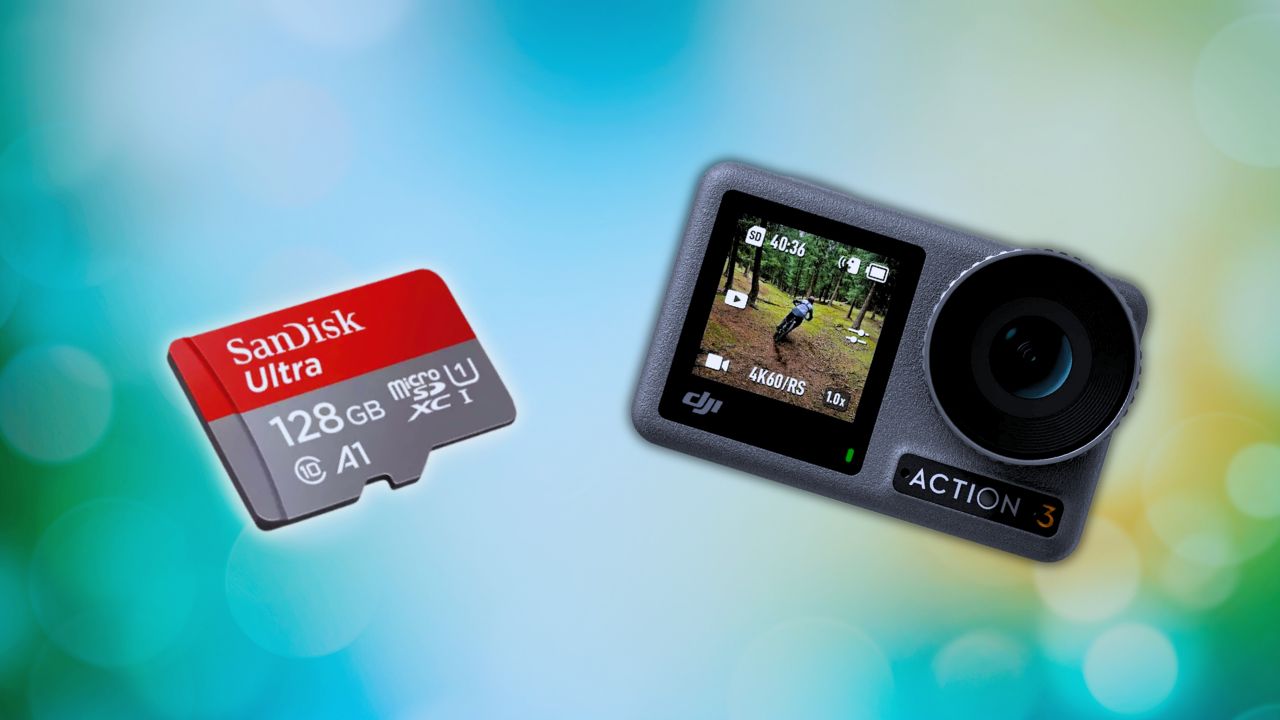 dji osmo action 3 sd card size