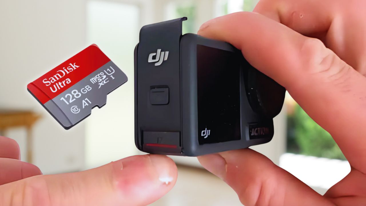 dji osmo action sd kartengröße