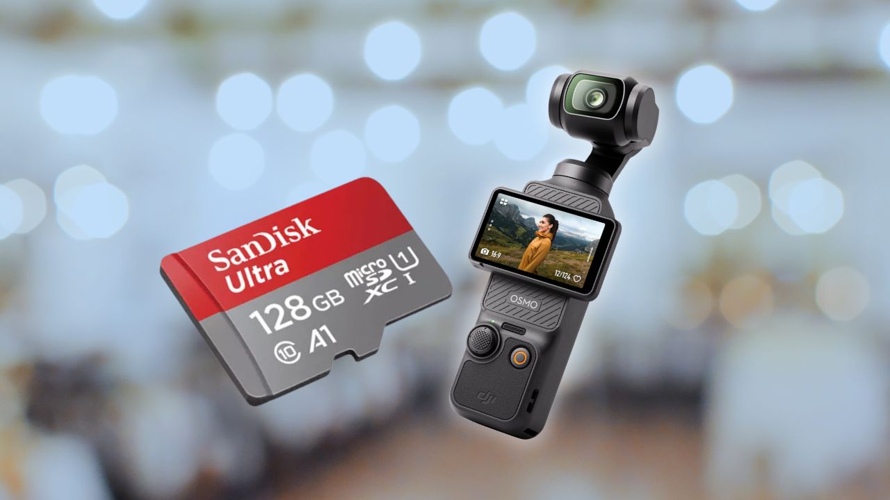 dji osmo pocket sd card size