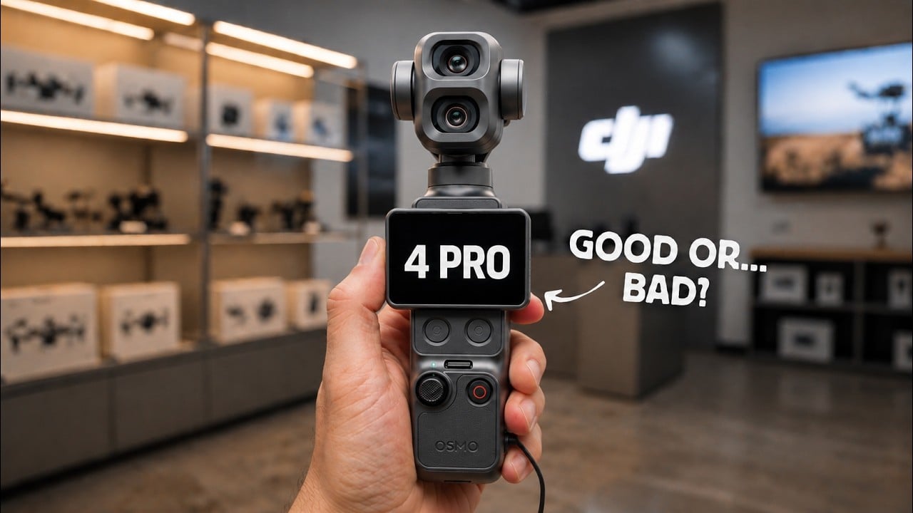 DJI Pocket 4 Pro first look dual camera